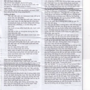 Thuốc Mobic 7.5mg Boehringer điều trị viêm xương khớp (2 vỉ x 10 viên)