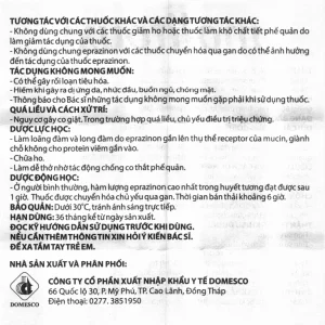 Thuốc Molitoux 50mg Domesco loãng đờm, long đờm (2 vỉ x 15 viên)