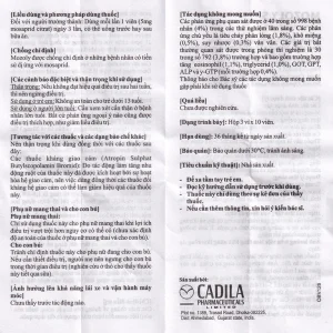 Viên nén Mozoly 5mg Cadila điều trị ợ nóng, buồn nôn, trào ngược dạ dày - thực quản (3 vỉ x 10 viên)