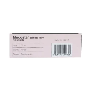 Viên nén Mucosta tablets 100mg Otsuka điều trị loét dạ dày, viêm niêm mạc dạ dày (10 vỉ x 10 viên)