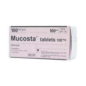 Viên nén Mucosta tablets 100mg Otsuka điều trị loét dạ dày, viêm niêm mạc dạ dày (10 vỉ x 10 viên)