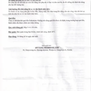 Viên nang cứng Mufphy 300mg Jin Yang Pharm điều trị bệnh hô hấp cấp và mạn tính (3 vỉ x 10 viên)