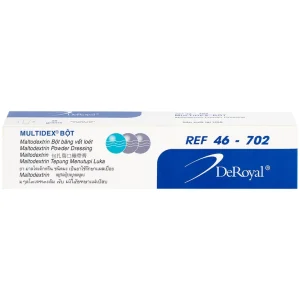 Bột Multidex 25g DeRoyal hỗ trợ điều trị viêm nhiễm da, làm lành các vết loét mãn tính