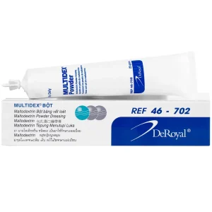 Bột Multidex 25g DeRoyal hỗ trợ điều trị viêm nhiễm da, làm lành các vết loét mãn tính