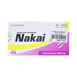 Thuốc Nakai 300mg DaViPharm điều trị các chứng nhiễm khuẩn nhạy cảm (3 vỉ x 10 viên)