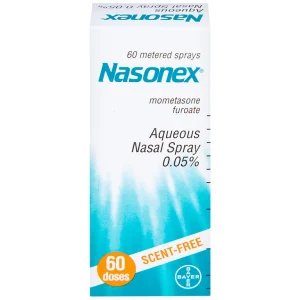 Thuốc xịt mũi Nasonex Bayer điều trị viêm mũi dị ứng (60 liều)