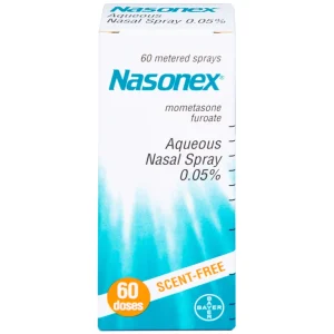 Thuốc xịt mũi Nasonex Bayer điều trị viêm mũi dị ứng (60 liều)