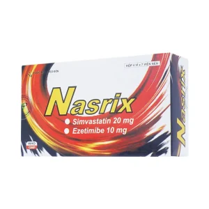 Viên nén Nasrix DaViPharm điều trị tăng cholesterol (4 vỉ x 7 viên)