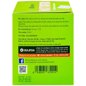 Cốm Natufib Hulipha hỗ trợ cải thiện tình trạng táo bón (20 gói x 3g)