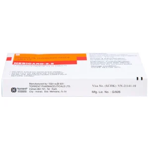 Viên nén Nebicard 2.5 Torrent điều trị tăng huyết áp (5 vỉ x 10 viên)