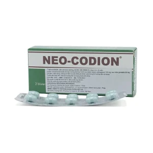 Viên nén Neo-Codion Bouchara điều trị triệu chứng ho khan (2 vỉ x 10 viên)