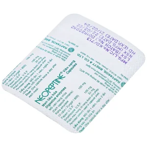 Men tiêu hóa cho người lớn dạng viên Neopeptine Raptakos (Hộp 10 vỉ x 10 viên)