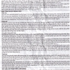 Thuốc nhỏ mắt Nevanac Alcon điều trị viêm, đau sau phẫu thuật đục thủy tinh thể (5ml)