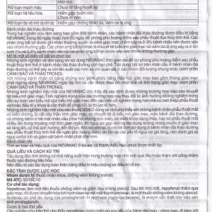 Thuốc nhỏ mắt Nevanac Alcon điều trị viêm, đau sau phẫu thuật đục thủy tinh thể (5ml)