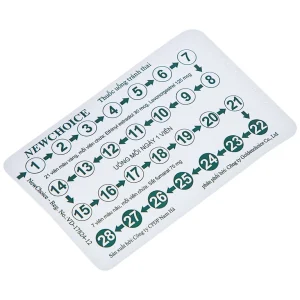Thuốc Newchoice Nam Hà dùng để tránh thai (25 vỉ x 28 viên)