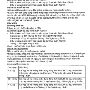 Cốm Nexium 10mg AstraZeneca điều trị trào ngược dạ dày - thực quản (28 gói)