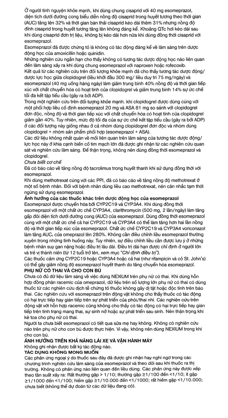 Cốm Nexium 10mg AstraZeneca điều trị trào ngược dạ dày - thực quản (28 gói)