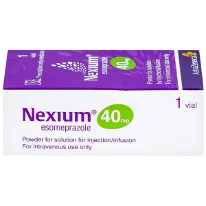 Bột pha tiêm Nexium 40mg AstraZeneca điều trị kháng tiết dịch vị, trào ngược dạ dày - thực quản (1 lọ)