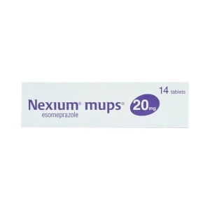 Viên nén Nexium Mups 20mg AstraZeneca điều trị trào ngược dạ dày - thực quản, loét dạ dày (2 vỉ x 7 viên)