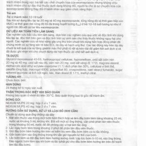 Viên nén Nexium Mups 40mg AstraZeneca điều trị trào ngược dạ dày - thực quản, loét dạ dày (2 vỉ x 7 viên)