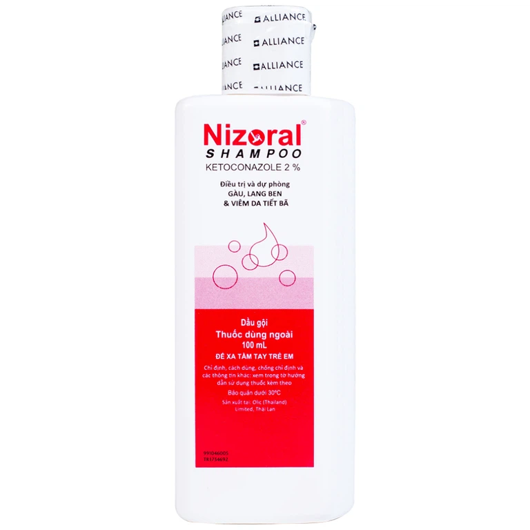Dầu gội đầu Nizoral Shampoo Janssen điều trị và dự phòng gàu, lang ben và viêm da tiết bã (100ml)