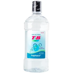Nước súc miệng T&B Traphaco sát trùng răng miệng, họng, khử mùi hôi thuốc lá (500ml)