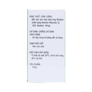 Viên nhai OH NO Việt Phúc hỗ trợ cai nghiện thuốc lá (1 lọ x 12 viên)