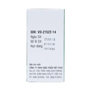 Viên nhai OH NO Việt Phúc hỗ trợ cai nghiện thuốc lá (1 lọ x 12 viên)