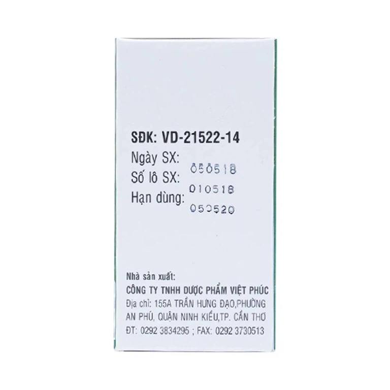 Viên nhai OH NO Việt Phúc hỗ trợ cai nghiện thuốc lá (1 lọ x 12 viên)