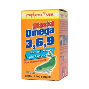 Viên uống Omega-3,6,9 bổ não, tăng cường thị lực (100 viên)