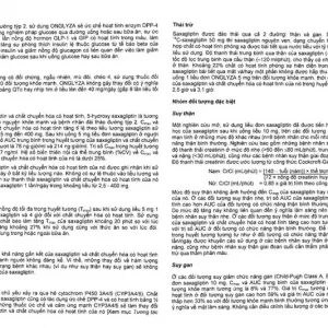 Viên nén Onglyza 2,5mg AstraZeneca điều trị kiểm soát đường huyết (2 vỉ x 14 viên)