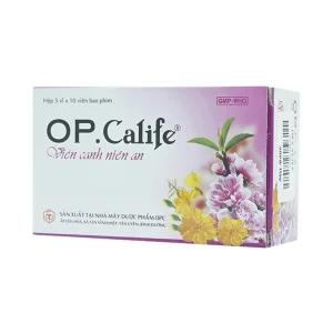 Viên Canh Niên An Op.Calife OPC giảm các triệu chứng tiền mãn kinh ở phụ nữ (5 vỉ x 10 viên)