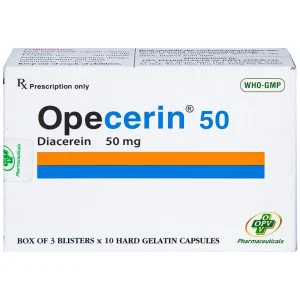 Thuốc Opecerin 50mg OPV điều trị thoái hóa khớp hông, gối (3 vỉ x 10 viên)