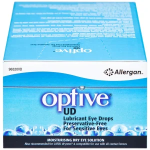 Thuốc nhỏ mắt Optive UD Allergan làm trơn mắt, giảm triệu chứng khô mắt (30 ống x 0.4ml)