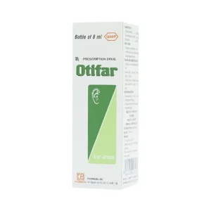 Thuốc nhỏ tai Otifar Pharmedic điều trị nhiễm khuẩn do viêm tai ngoài, viêm tai giữa cấp xung huyết (8ml)