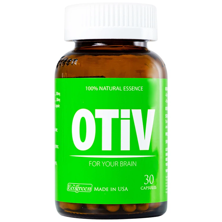Viên uống OTiV Ecogreen giúp tăng cường dưỡng chất cho não (30 viên)