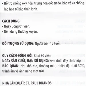 Viên uống OTiV Ecogreen giúp tăng cường dưỡng chất cho não (30 viên)
