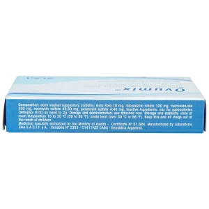 Viên đặt âm đạo Ovumix Elea điều trị viêm âm đạo, viêm rát âm đạo cổ tử cung (1 vỉ x 6 viên)