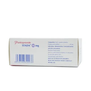 Viên nang cứng Pantoprazole Stada 40mg điều trị trào ngược dạ dày thực quản (4 vỉ x 7 viên)