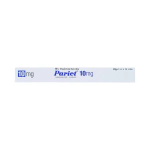 Thuốc ức chế bơm Proton Pariet 10mg Eisai điều trị loét dạ dày, tá tràng (1 vỉ x 14 viên)