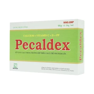 Dung dịch uống Pecaldex Nadyphar bổ sung canxi cho trẻ em chậm lớn (18 ống)