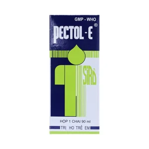 Siro trị ho trẻ em Pectol-E Sagopha điều trị ho, viêm phế quản, suyễn, cảm, sổ mũi (90ml)