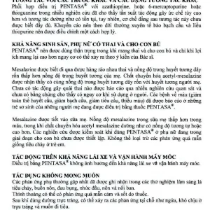 Viên đặt trực tràng Pentasa 1g Ferring điều trị viêm loét dạ dày, trực tràng (4 vỉ x 7 viên)