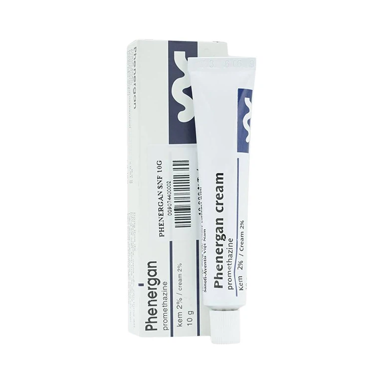 Kem bôi da Phenergan Sanofi điều trị ngứa, ngứa sẩn, côn trùng đốt (10g)