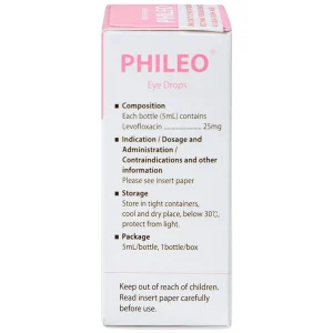 Thuốc nhỏ mắt Phileo SamChunDang điều trị viêm mí mắt, viêm bờ mi (5ml)