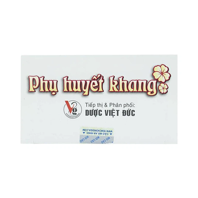 Thuốc điều kinh bổ huyết Phụ Huyết Khang YPharco điều trị rối loạn kinh nguyệt (5 vỉ x 10 viên)