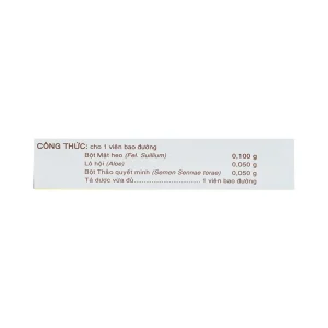 Viên nhuận trường Phytilax Sagopha thông mật, điều trị táo bón (3 vỉ x 10 viên)