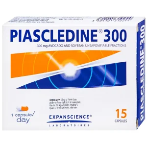 Viên nang cứng Piascledine 300 Hyphens điều trị viêm xương khớp hông và khớp gối (1 vỉ x 15 viên)