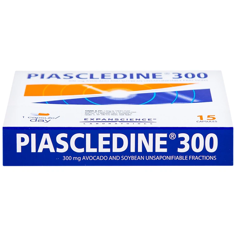 Viên nang cứng Piascledine 300 Hyphens điều trị viêm xương khớp hông và khớp gối (1 vỉ x 15 viên)
