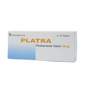 Viên nén Platra 40mg Acme Formulation điều trị bệnh trào ngược dạ dày thực quản (3 vỉ x 10 viên)